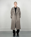 BEA WOOL COAT - BEIGE/BROWN