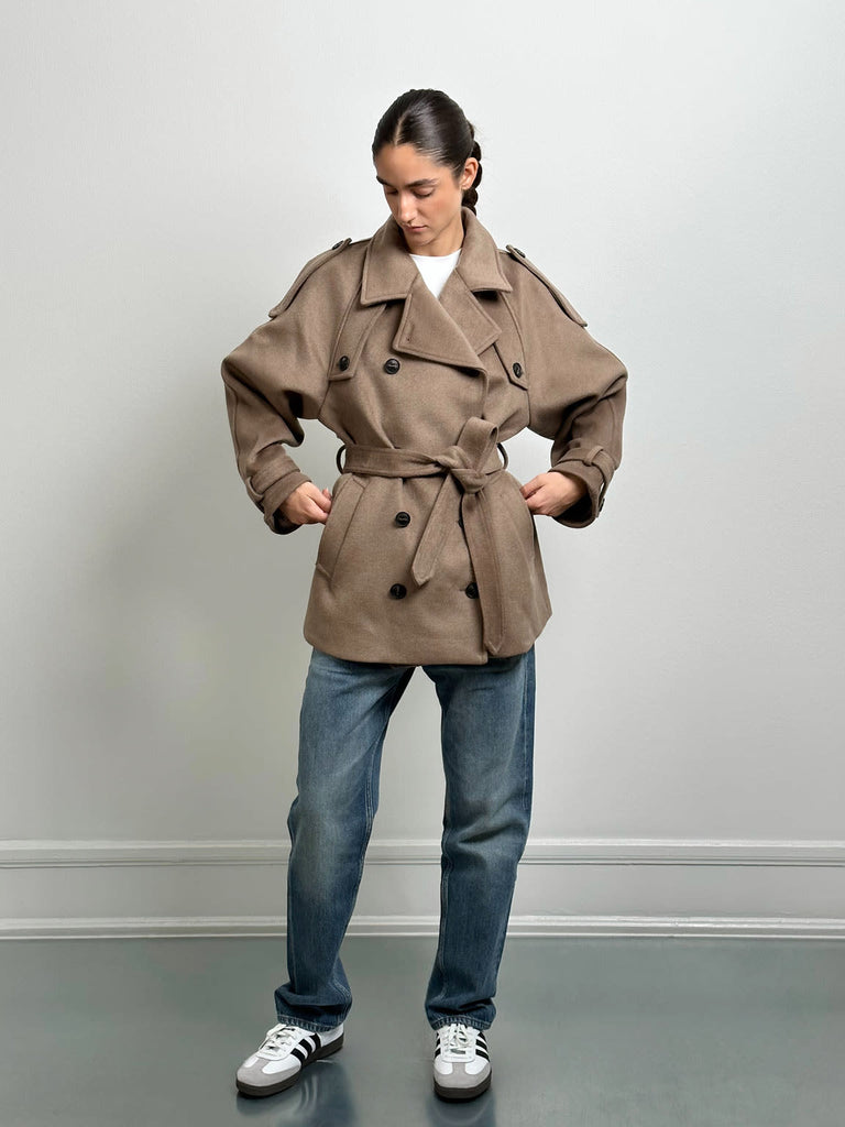 BEA JACKET - BROWN