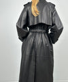 CASSANDRA TRENCHCOAT - BLACK