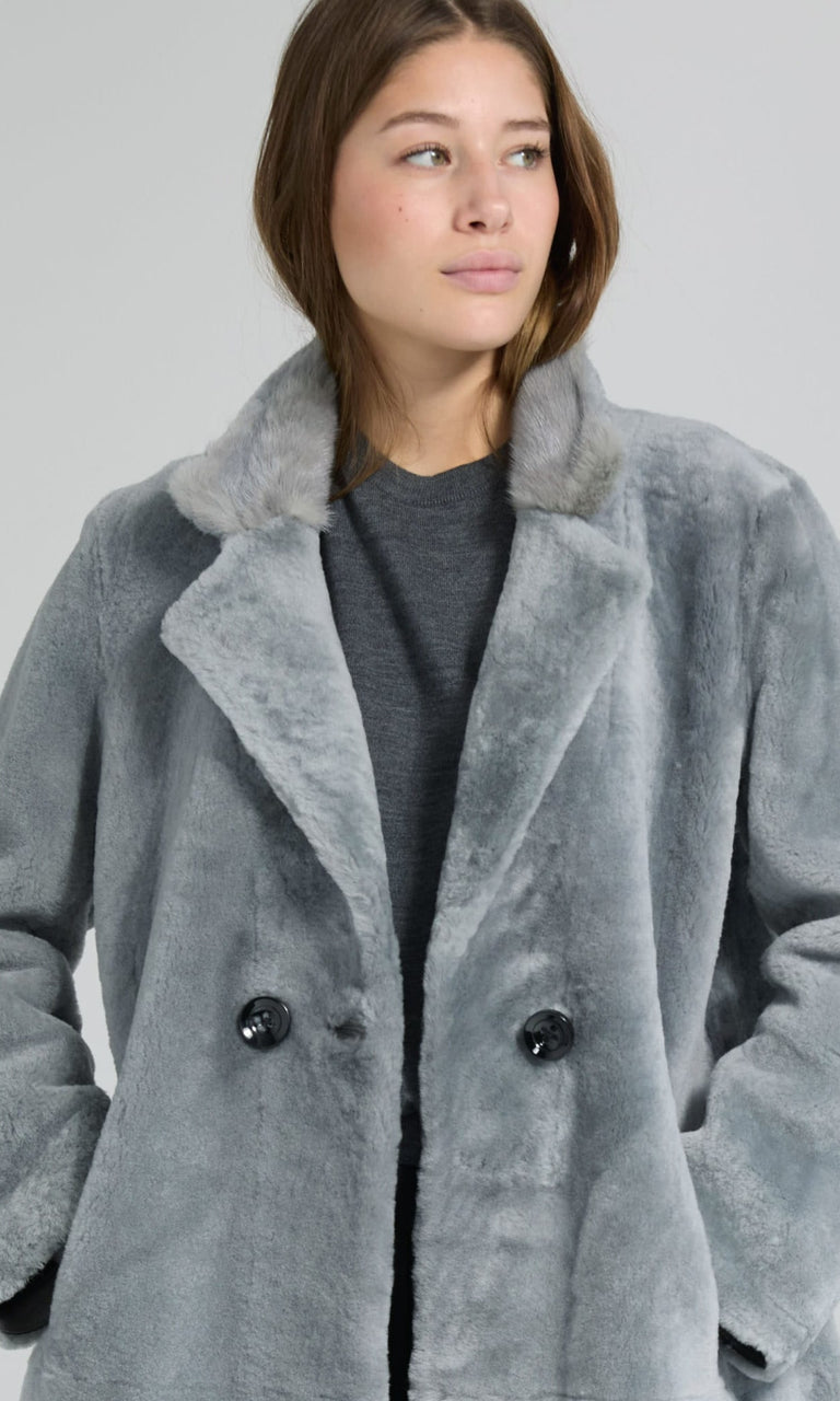 CLARY COAT - GREY