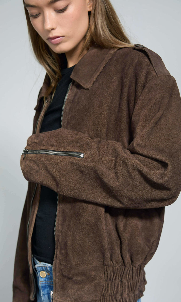 CLEO SUEDE JACKET