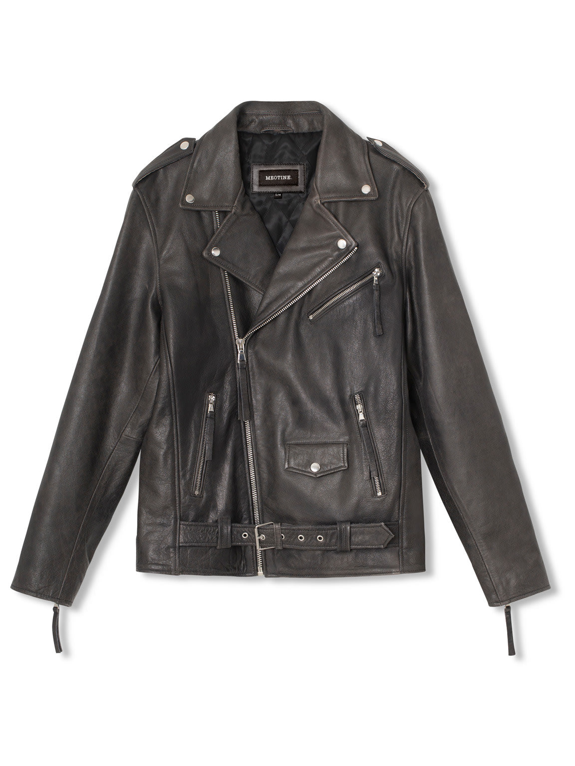 DODGE BIKER JACKET - BLACK