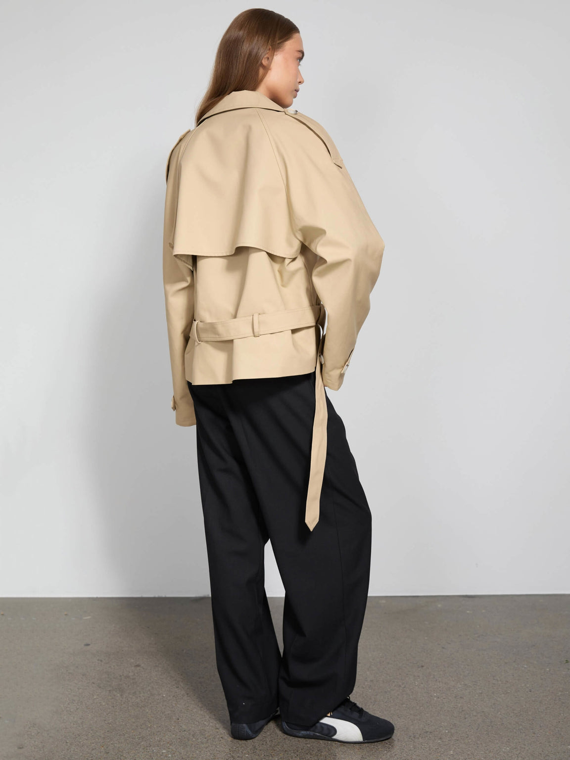 QUINN CANVAS JACKET - BEIGE