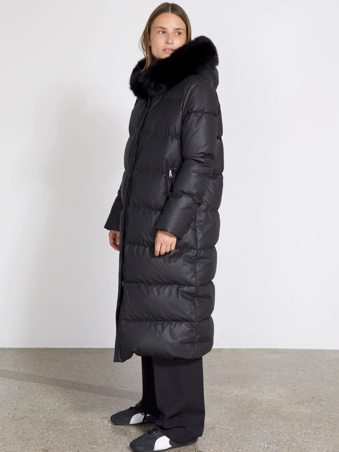 ALVA PUFFER COAT - BLACK