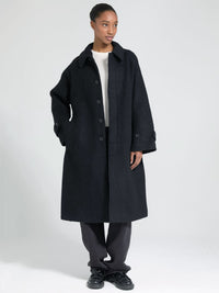 GIA COAT - WOOL - BLACK