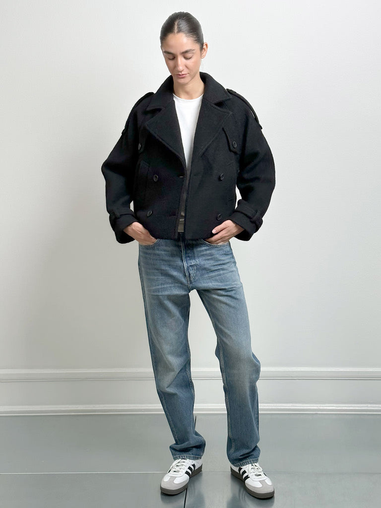 HANNI JACKET - WOOL - BLACK