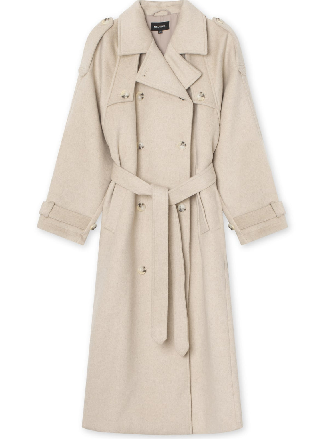 BEA WOOL COAT - BEIGE