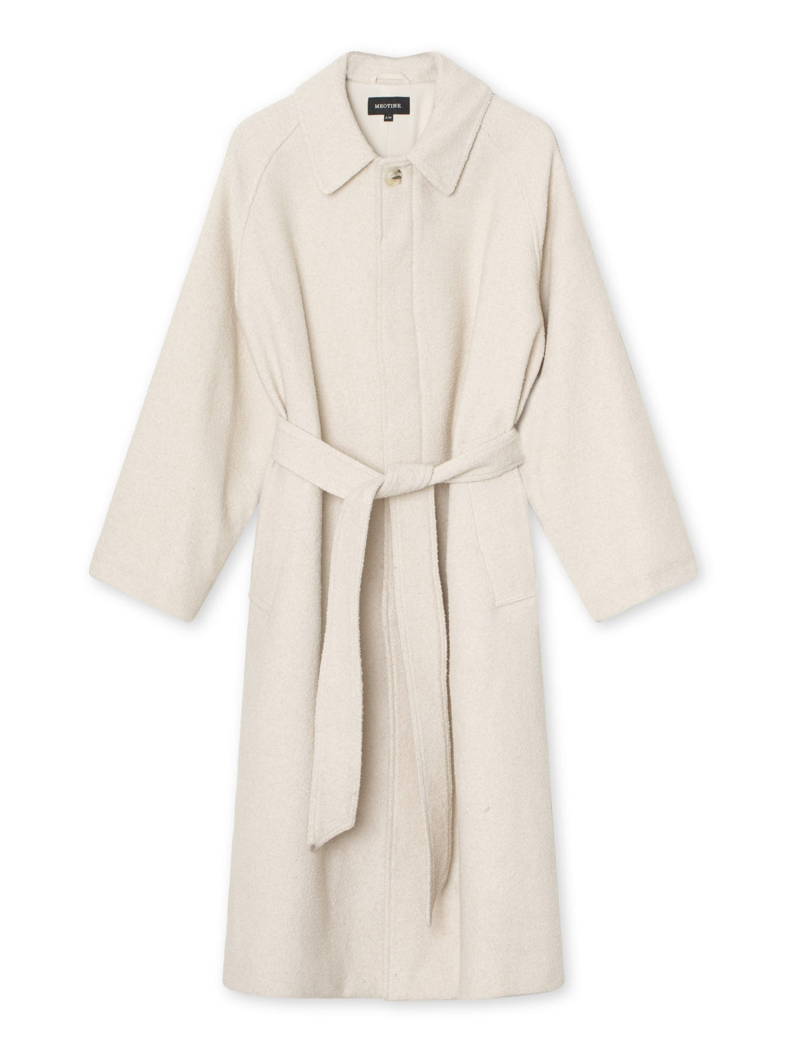 JOEL BOUCLE COAT - CREME