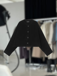 KARLA WOOL JACKET - BLACK