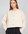 KARLA WOOL JACKET - CREME