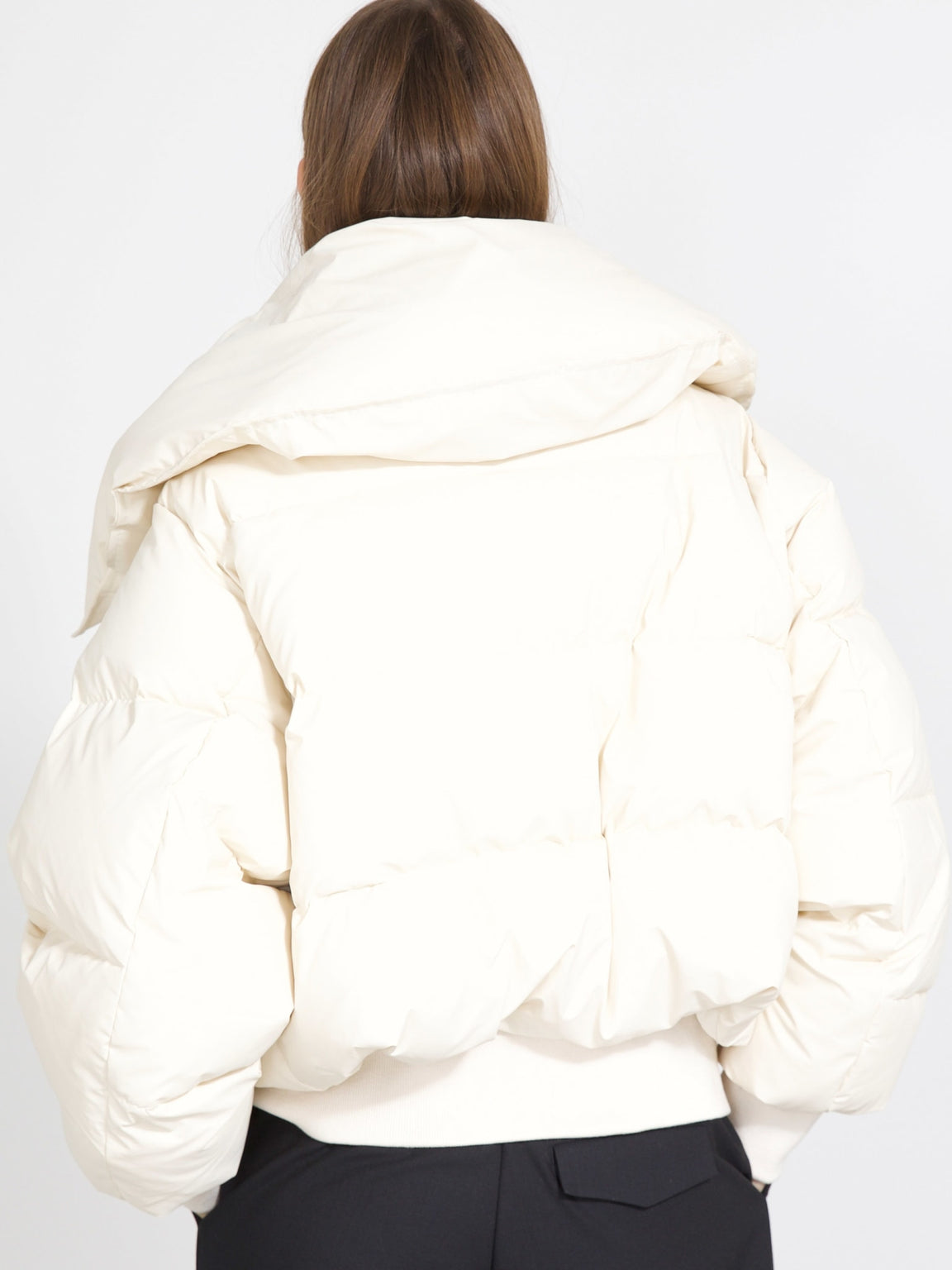 MORGAN PUFFER JACKET - CREME