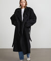 JOHN TRENCHCOAT - WOOL - BLACK