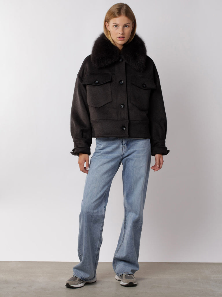 CHARLIE JACKET - WOOL - BLACK