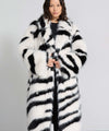 TIA COAT - ZEBRA