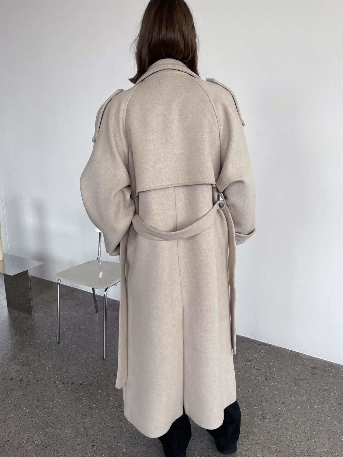 BEA WOOL COAT - BEIGE