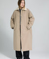 RITA PADDED CANVAS COAT - BEIGE