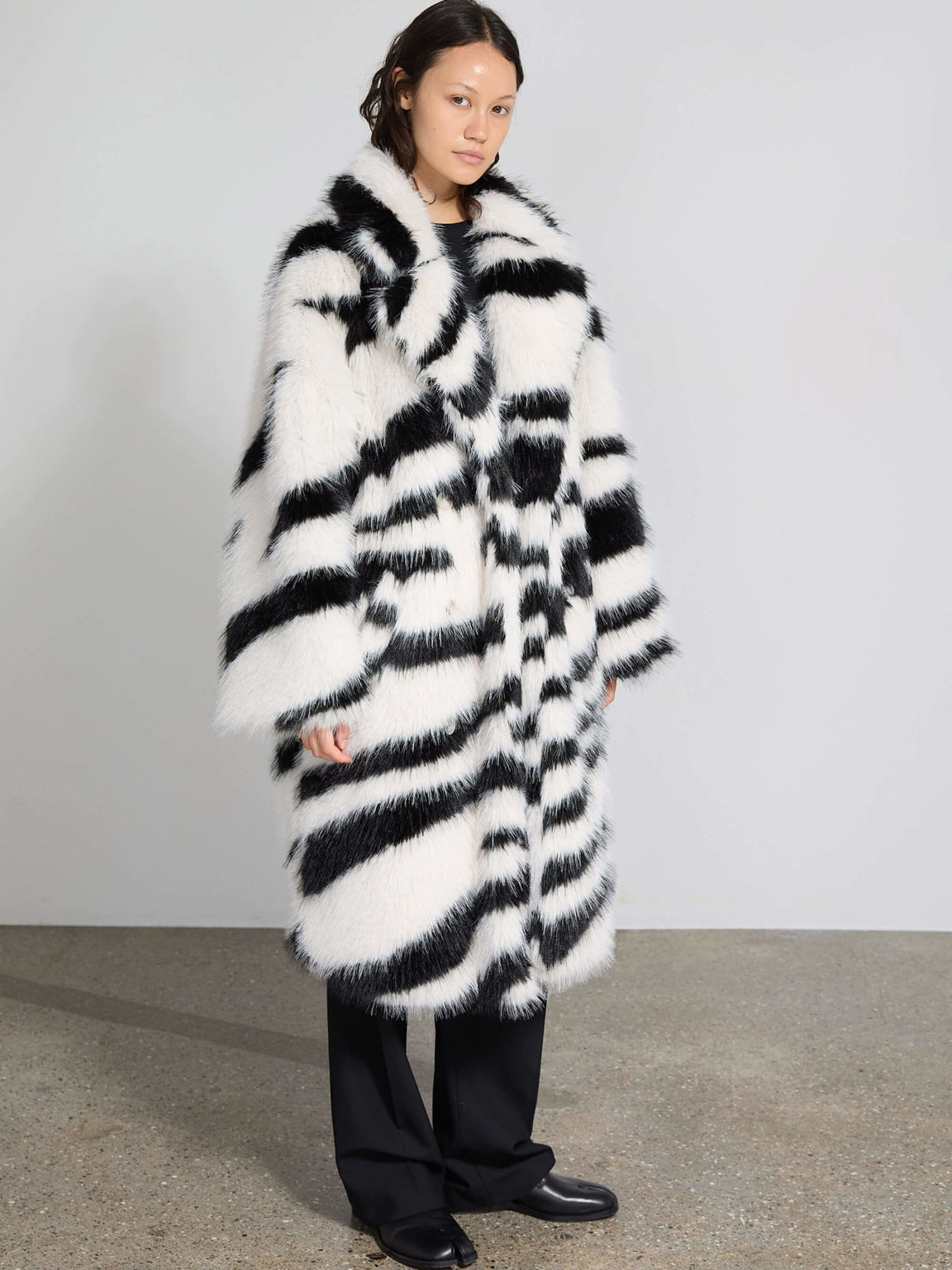 TIA COAT - ZEBRA