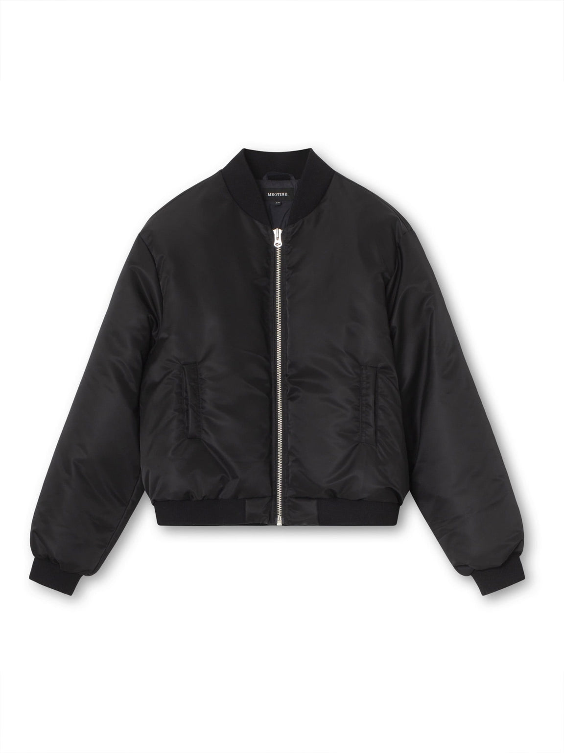 SOL BOMBER JACKET - BLACK