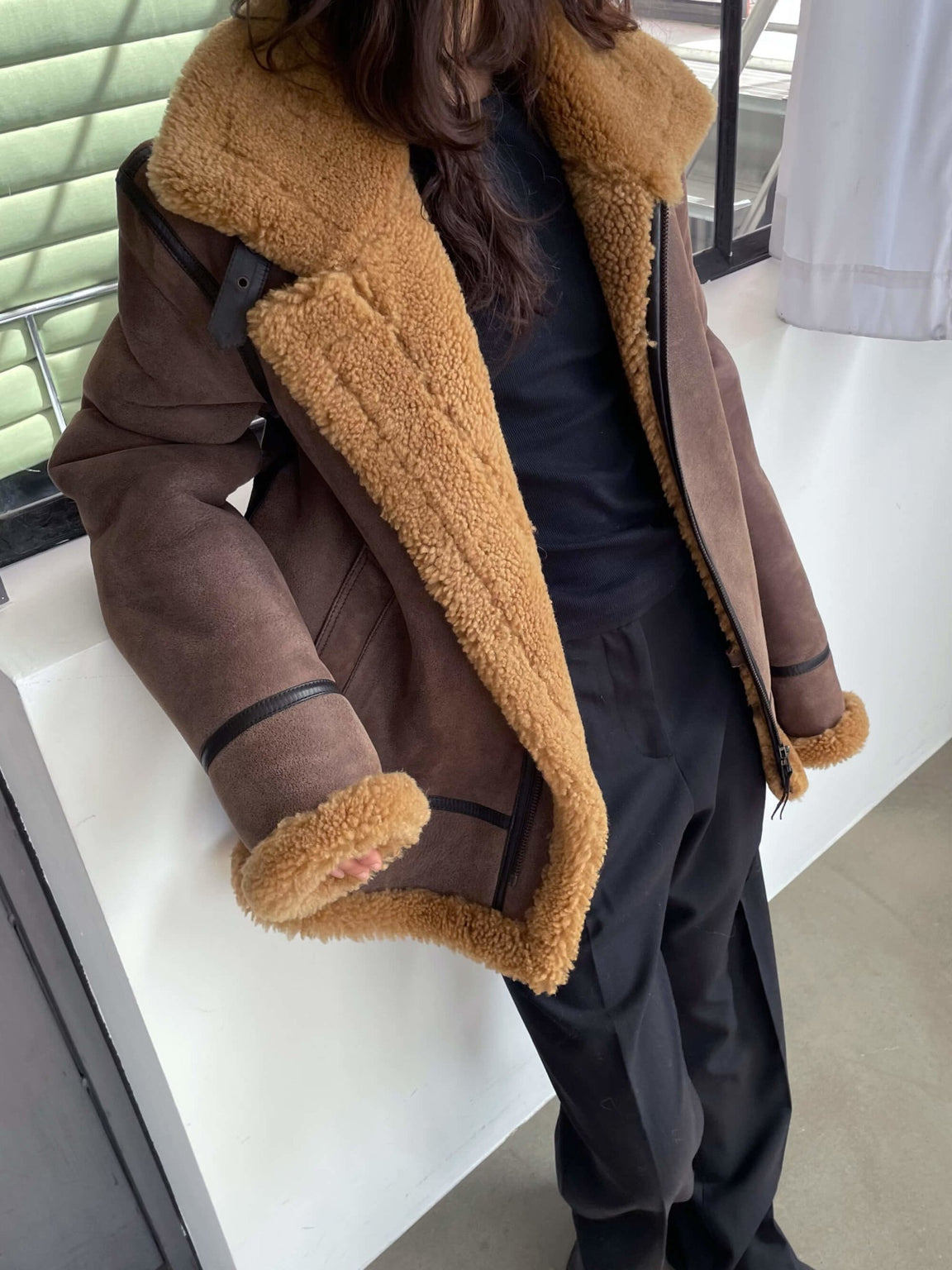 MORGAN JACKET - BROWN/BROWN