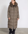 ALVA PUFFER COAT - GREY/BROWN